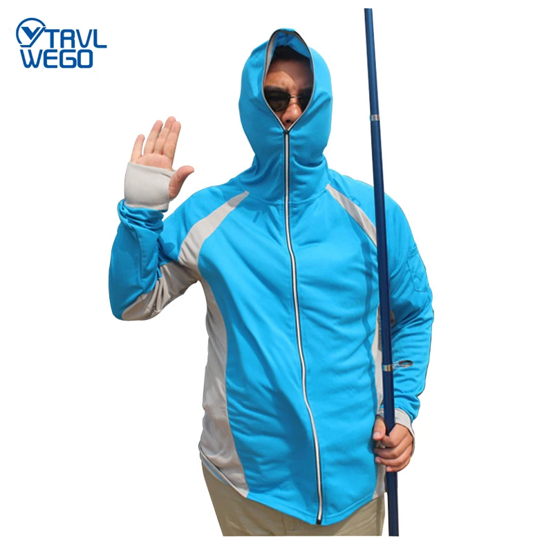 Рубашка TRVLWEGO с длинным рукавом быстросохнущая футболка защитой от УФ излучения