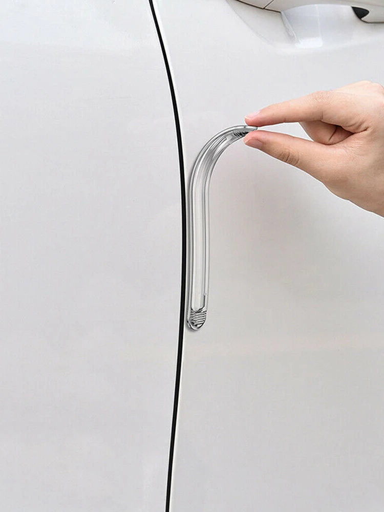 4 шт защита края машинной двери прозрачный Анти-столкновения полоска наклейки