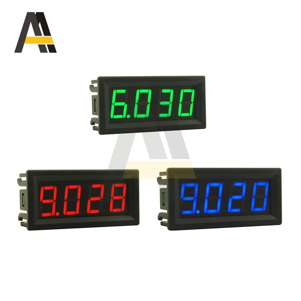 

0.56 inch LED DC Digital Voltmeter Mini Voltage Meter for Motrocycle Car Volt Battery 4 Bit Capacity Tester Current Meter