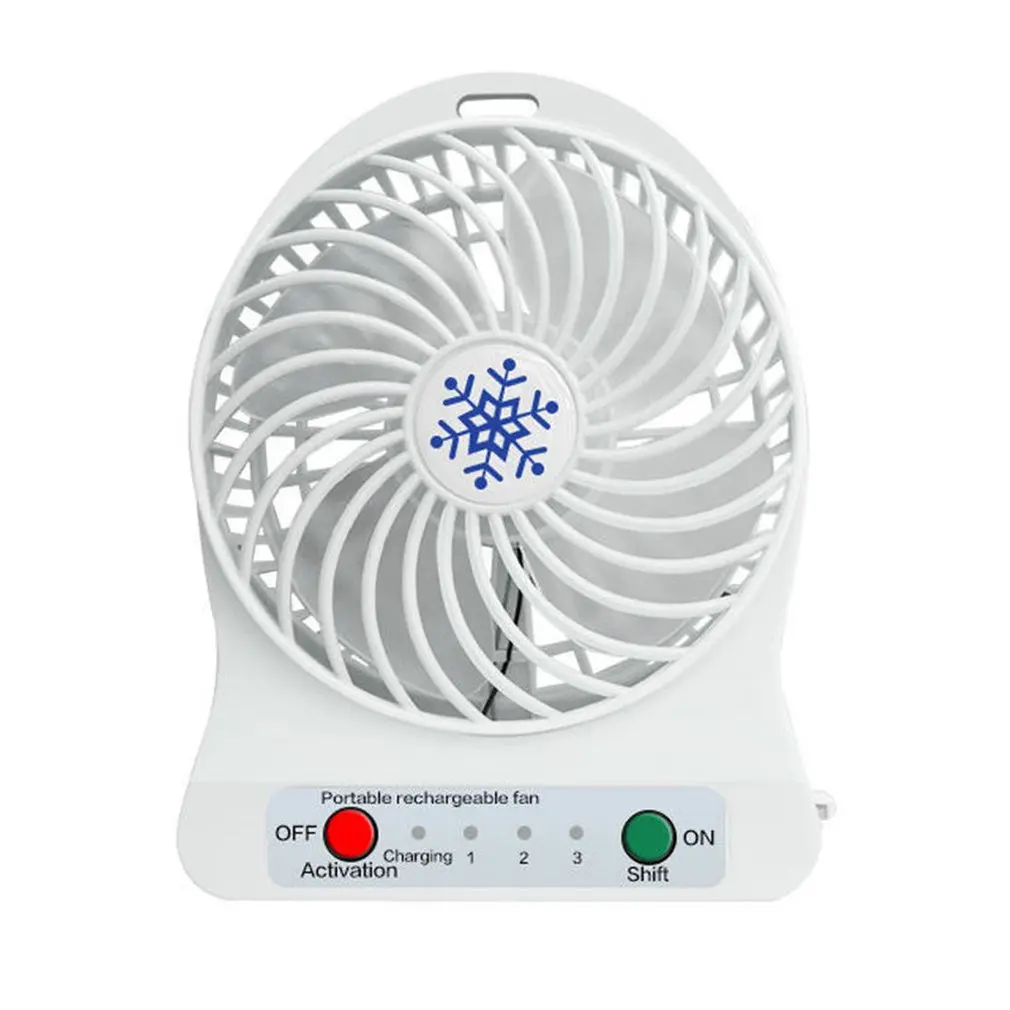 

Multifunctional Lithium Battery Charging Electric Fan Portable Outdoor Mini Handheld Fan Snowflake Without Battery
