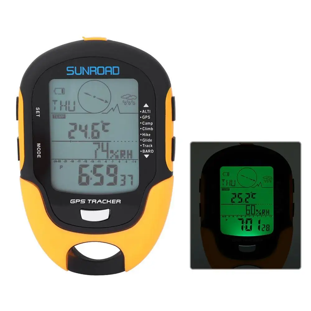 Ручной GPS-навигатор SUNROAD FR510 приемник портативный цифровой высотомер барометр
