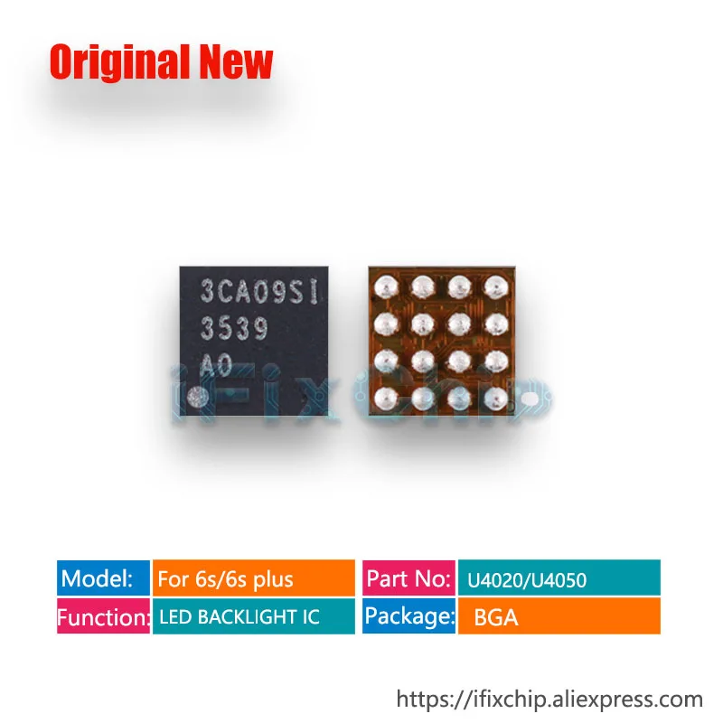 10 шт./лот чип U4020/U4050/3539/LM3539A0 для iPhone 6S/6S plus/6S plus драйвер светодиодной подсветки IC|ic