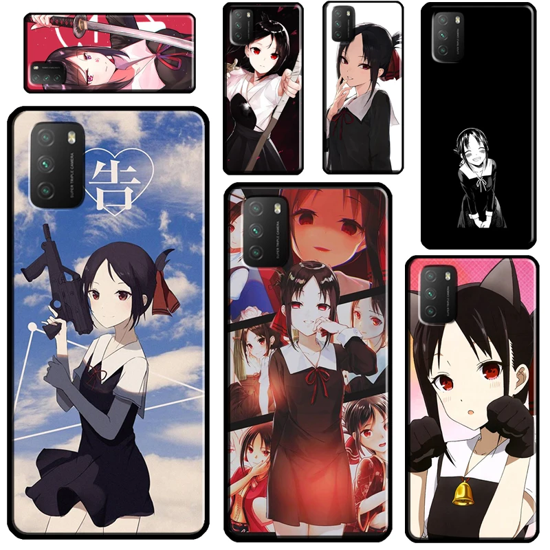 

Милый чехол для телефона Kaguya Sama с аниме для POCO X3 Pro GT X4 M4 M3 F1 F2 F3 для Xiaomi Mi 11T 12 Pro 12X Mi 11 Lite