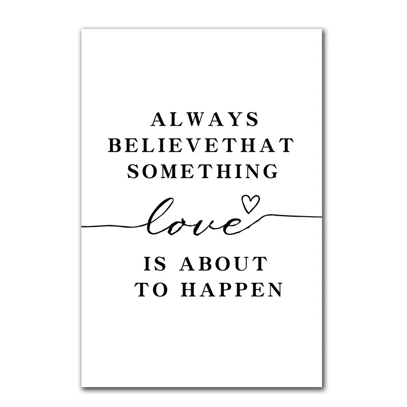 Мотивационные картины с принтом цитатой на холсте сексуальные губы сердце