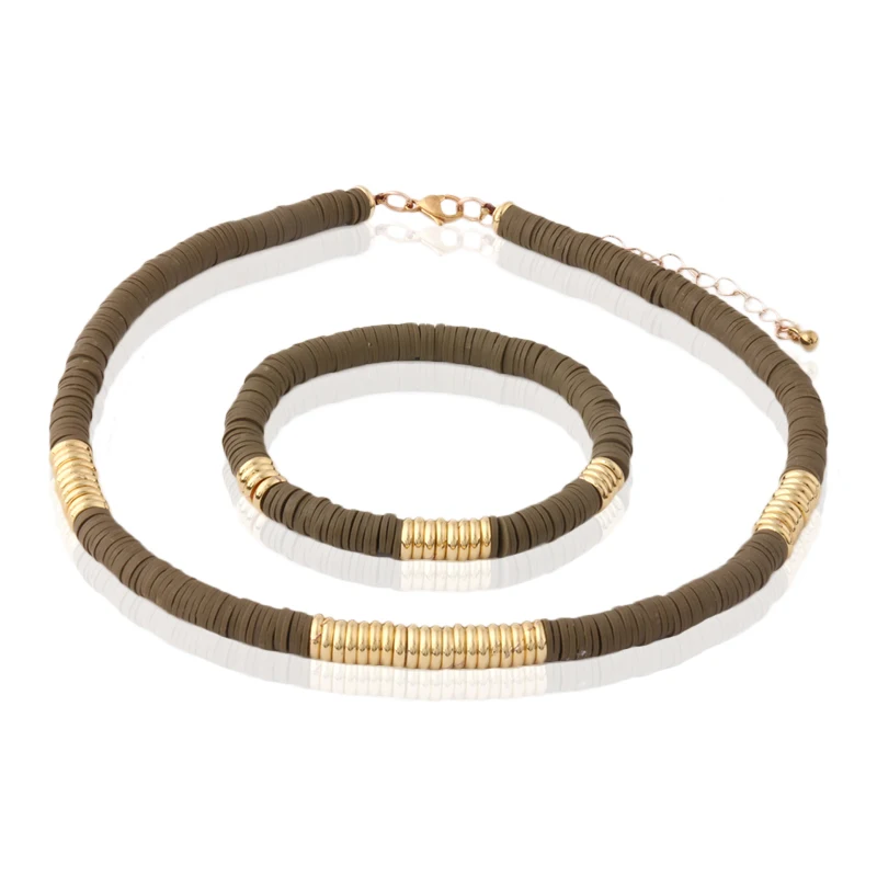 Браслет женский из гематита с бусинами нержавеющей стали | Украшения и