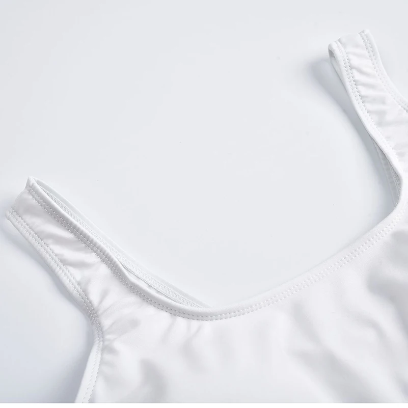 

hollow out Solid Skinny New Summer Beach Bodysuit Top 2020 New Women Swimwear Sexy Tank White female Jumpsuits Black Fashion