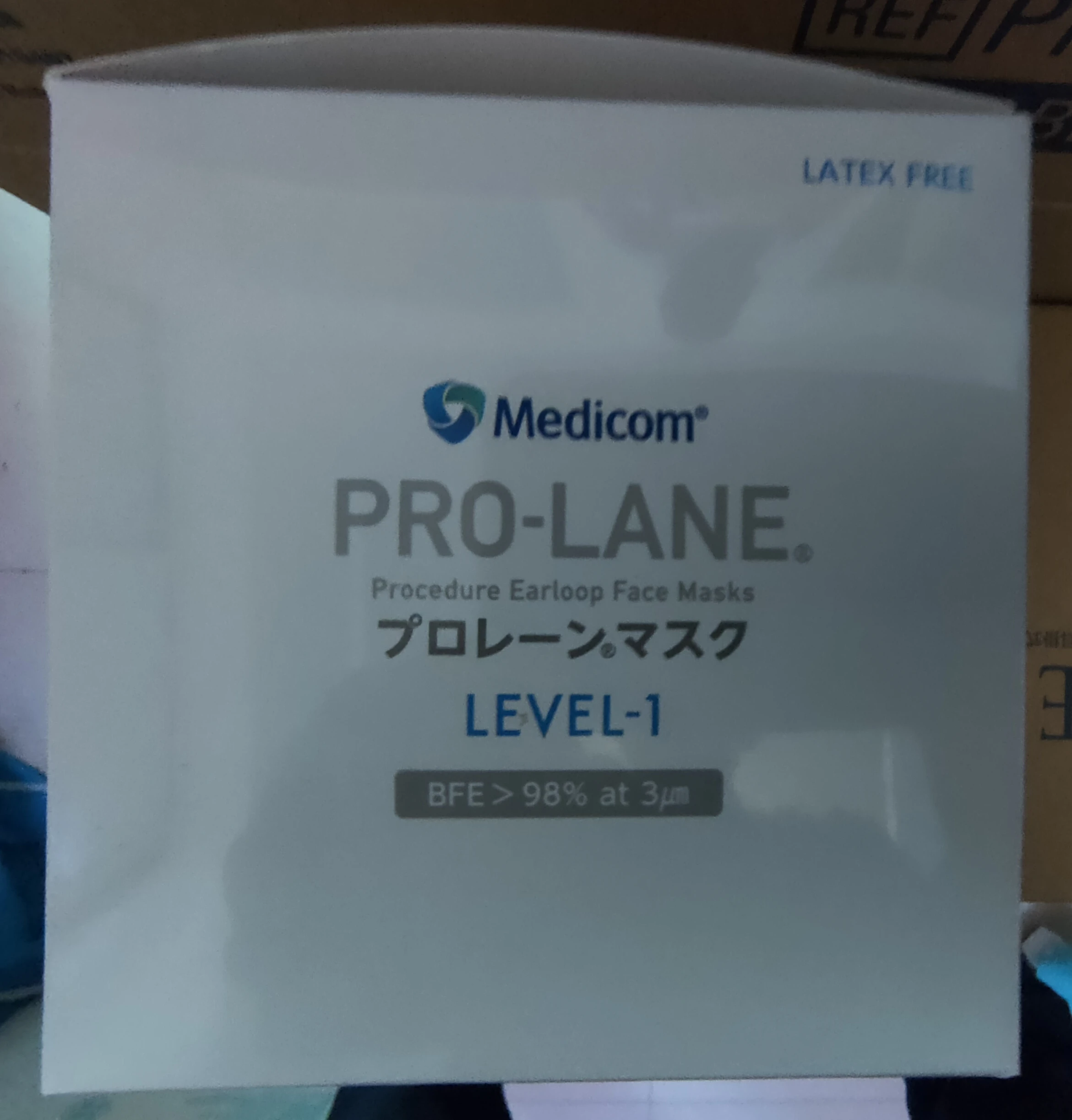 50 шт. PRO-LANE Earloop Medicom SafeMask 2715 японская версия синие герметичные маски для лица