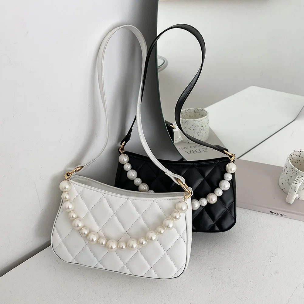 

Для женщин шорты с узором; Летние штаны; Плечо подмышек Сумка PU Портативный и жемчужной нитью, Сумки простые женские универсальная сумка чер...