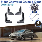Для Chevrolet Cruze 4-дверный седан 2016-2019 2-е поколение автомобильный брызговик 4 раза аксессуары для стайлинга грязезащитный клапан Защита от брызг