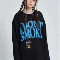 deeptown hip hop sweatshirt women autumn fashion 2020 letter print hoodie long sleeve cotton tops streetwear pullover women
