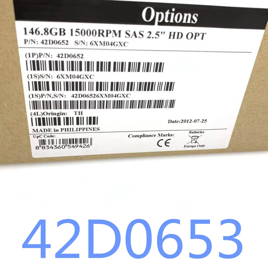 SAS 42D0653 42D0617 146G 15K 2 5 дюйма обеспечивают новую оригинальную коробку. Обещал