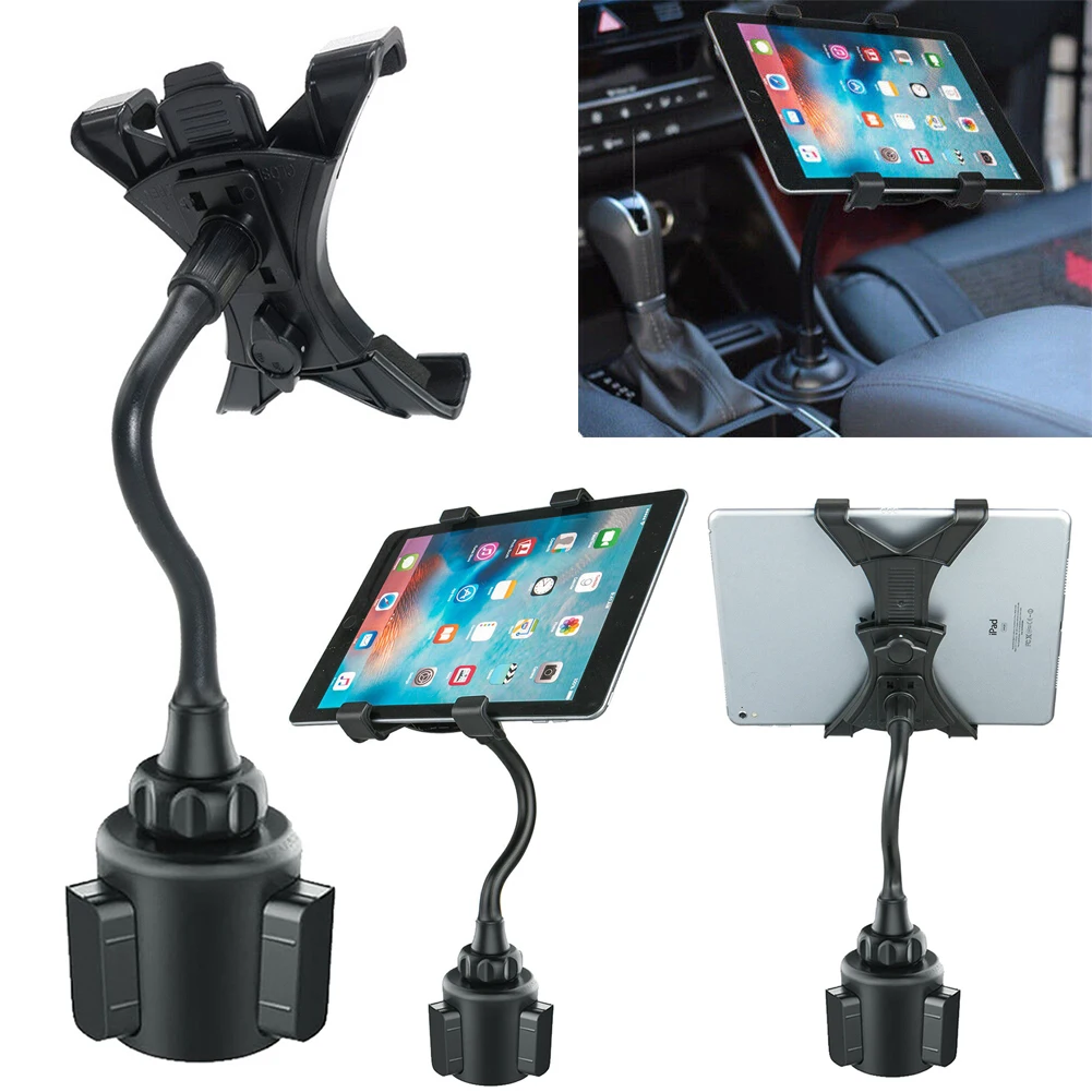 adjustable long arm car cup holder mount 360 degree stand for ipad 10 2 2020 8th gen samsung for 4 11 inch tablet mobile phone free global shipping