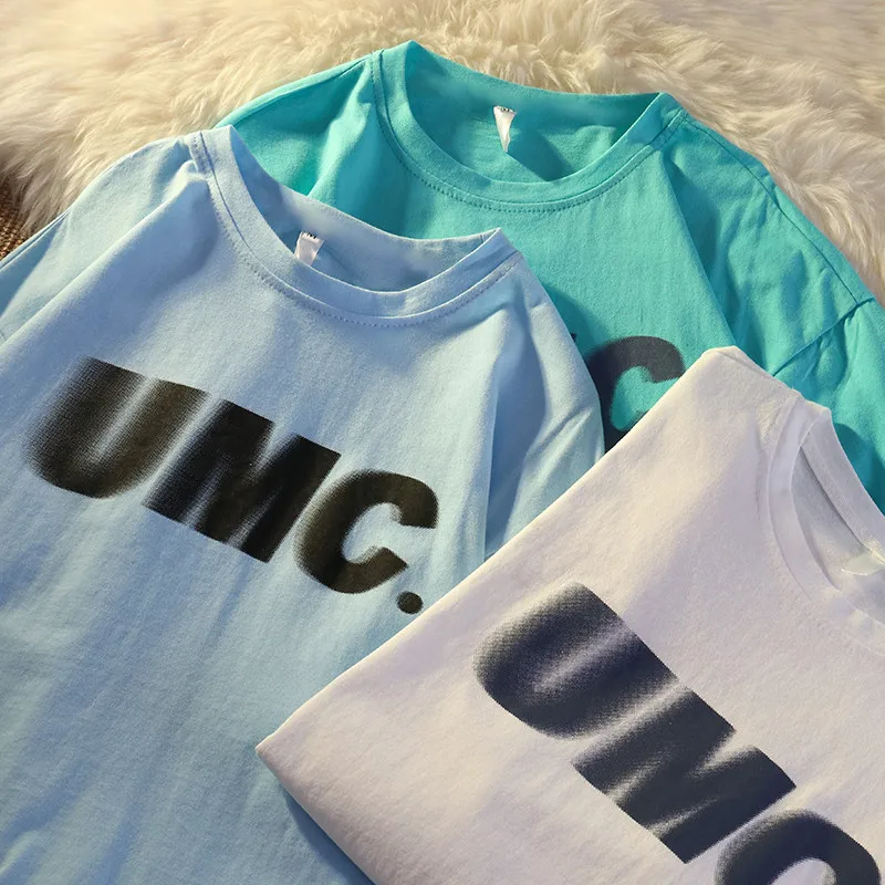 

Women T-shirt Oversized Letter Printing Ulzzang Aesthetic T-shirt Harajuku 2021 Summer White Short Sleeve Tops