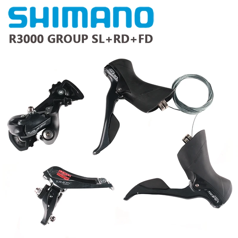 Shimano R3000 9 скорость Дорожный велосипед задний переключатель длинная клетка GS