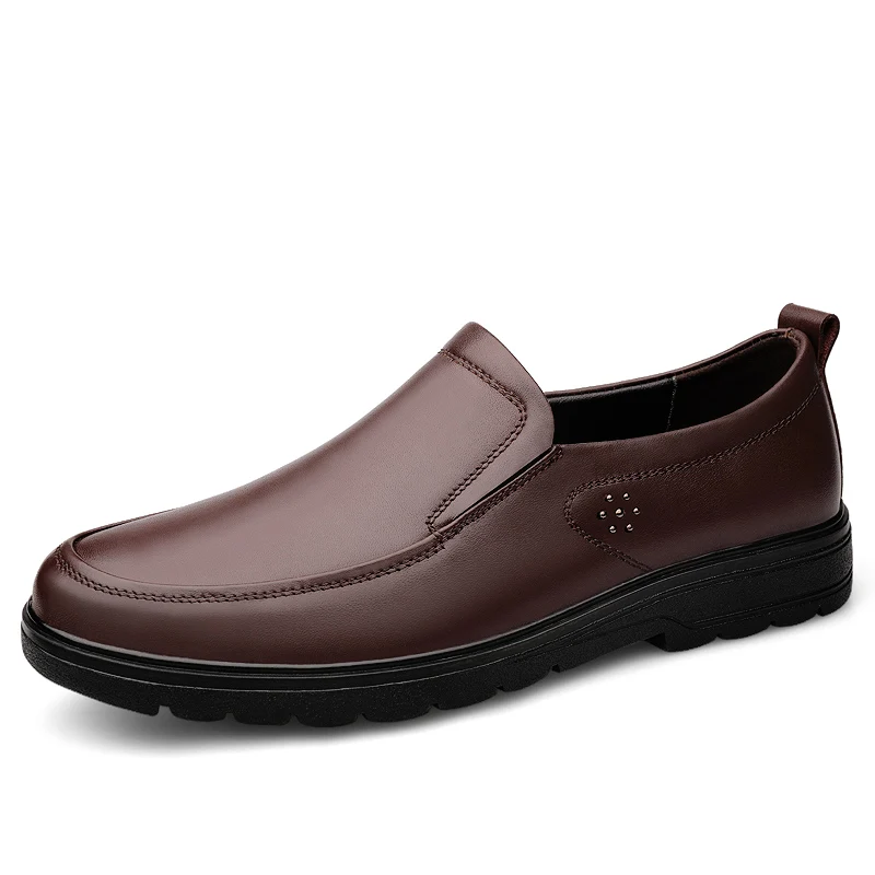 

2021Spraying Summer New First Layer Leather British Business Leather Shoes Luxury Trend Casual Leather Shoes Men's Leather Shoes