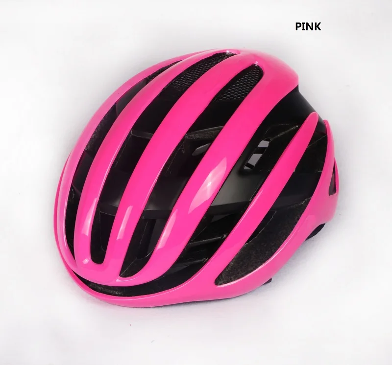 pink New Air Cycling Helmet Racing Road Bike Aerodynamics Wind Helmet Men Sports Aero Bicycle Helmet Casco Ciclismo - Цвет: pink