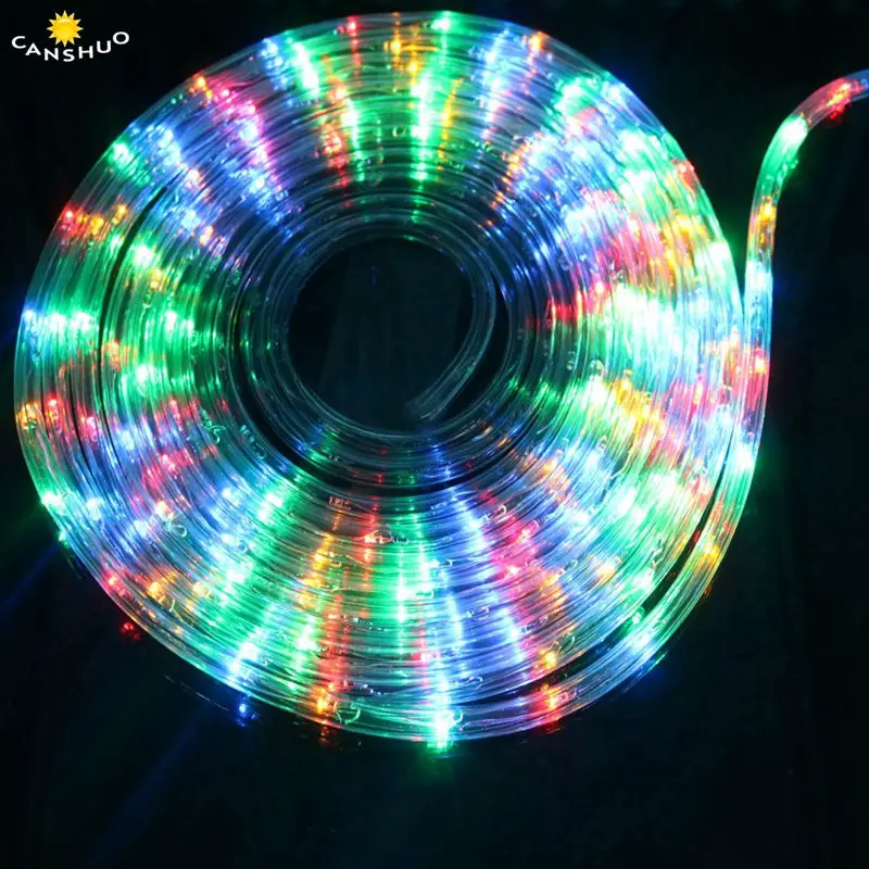AC 110V 220V IP67 водонепроницаемая светодиодная лента RGB Радужная трубка Праздничная