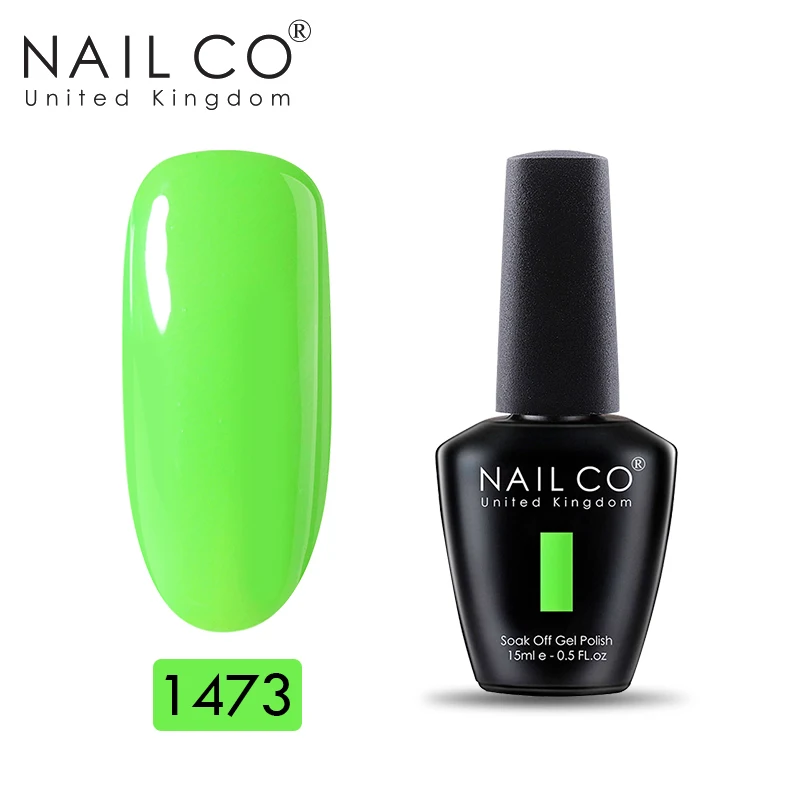 Набор для маникюра NAILCO Green СВЕТОДИОДНЫЙ УФ гель ногтей блестящий украшения