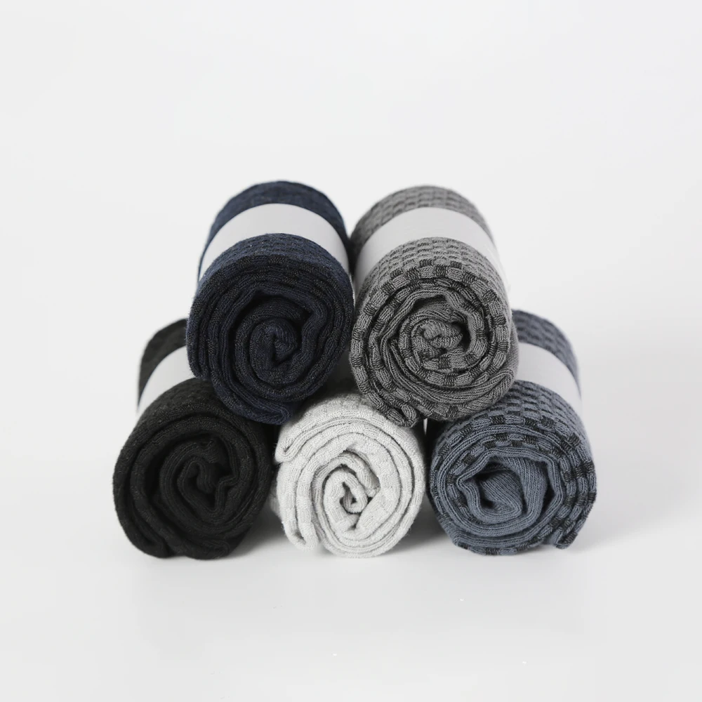 2020 Hot Sale Men's Business Casual Dress Socks Black 10 Pairs High Quality Bamboo Fiber Socks For Man Gift Plus Size 39-46