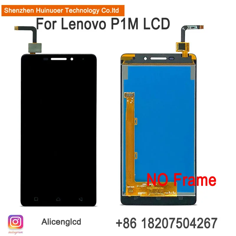 Для lenovo VIBE P1M ЖК-дисплей с рамкой P1MA40 P1MC50 сенсорный экран дигитиер сборка Замена для lenovo P1M ЖК-экран