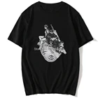 Забавная винтажная Мужская рубашка, костюм берсерка, Мужская футболка с уникальным мультяшным аниме рисунком, футболки в японском стиле Харадзюку, популярная одежда