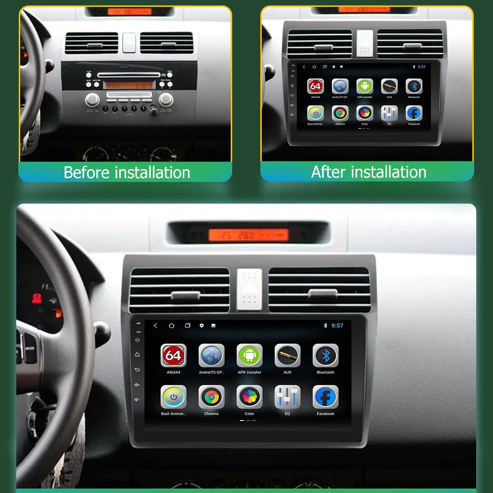 Автомагнитола для Suzuki Swift 2005 2006 2007 2008 2009 2010 Android 10 0 DSP навигация мультимедийный