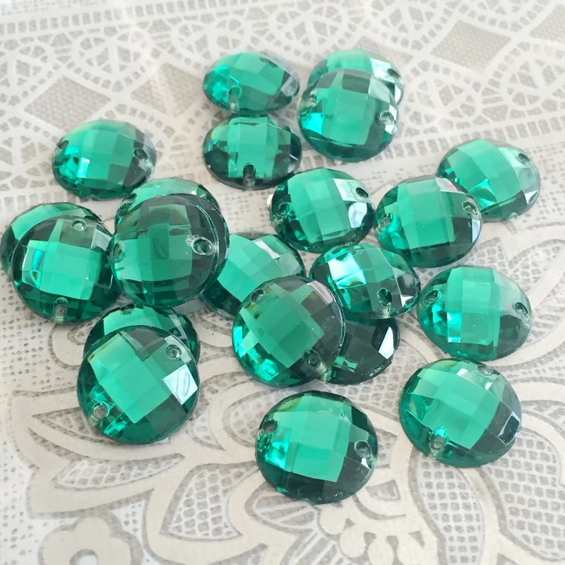 Сделай Сам 50 шт./лот 14 мм акриловая ручная вышивка вырезанная и наклеенная