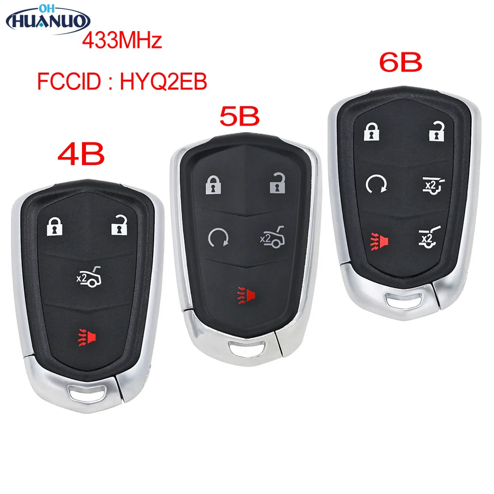 4/5/6 кнопочная лампа для Cadillac ESCALADE /ESCALADE ESV 2015-2019 XTS CTS CT6 ATS 2017-2018 идентификатор FCC: HYQ2EB