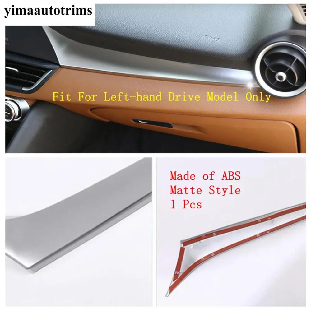 

Safety Seat Belt Buckle / Door Armrest Window Lift Button / Inner Handle Bowl Frame Cover Trim For Alfa Romeo Giulia 2016 - 2020