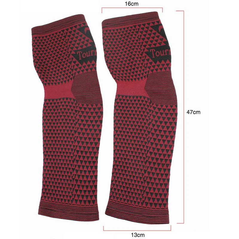Черный новый вид черные эластичные наколенники с поддерживающими рукавами