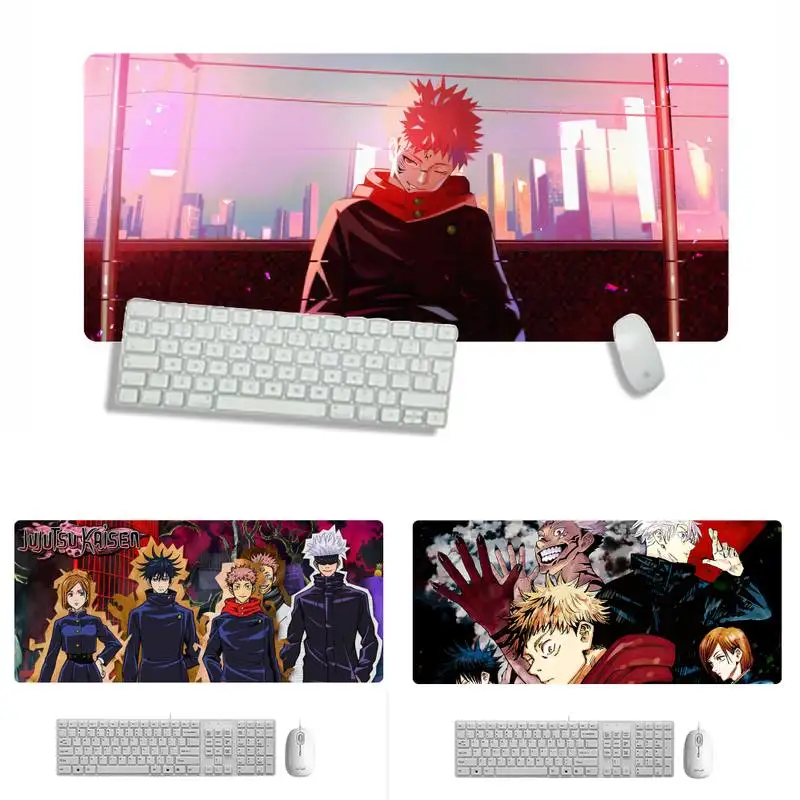 

jujutsu kaisen anime Office Mice Gamer Soft Desk Table Protect Game Office Work Mouse Mat pad 2 3 mm Non-slip Laptop Cushion