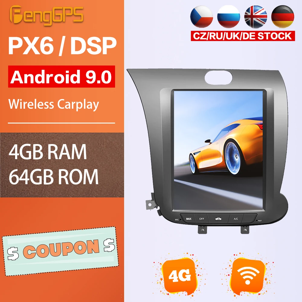 

Мультимедийный DVD-плеер для Kia Cerato K3 Forte 2013-2017 Android GPS-навигация автомобильное стерео головное устройство IPS сенсорный экран 1080P WIFI