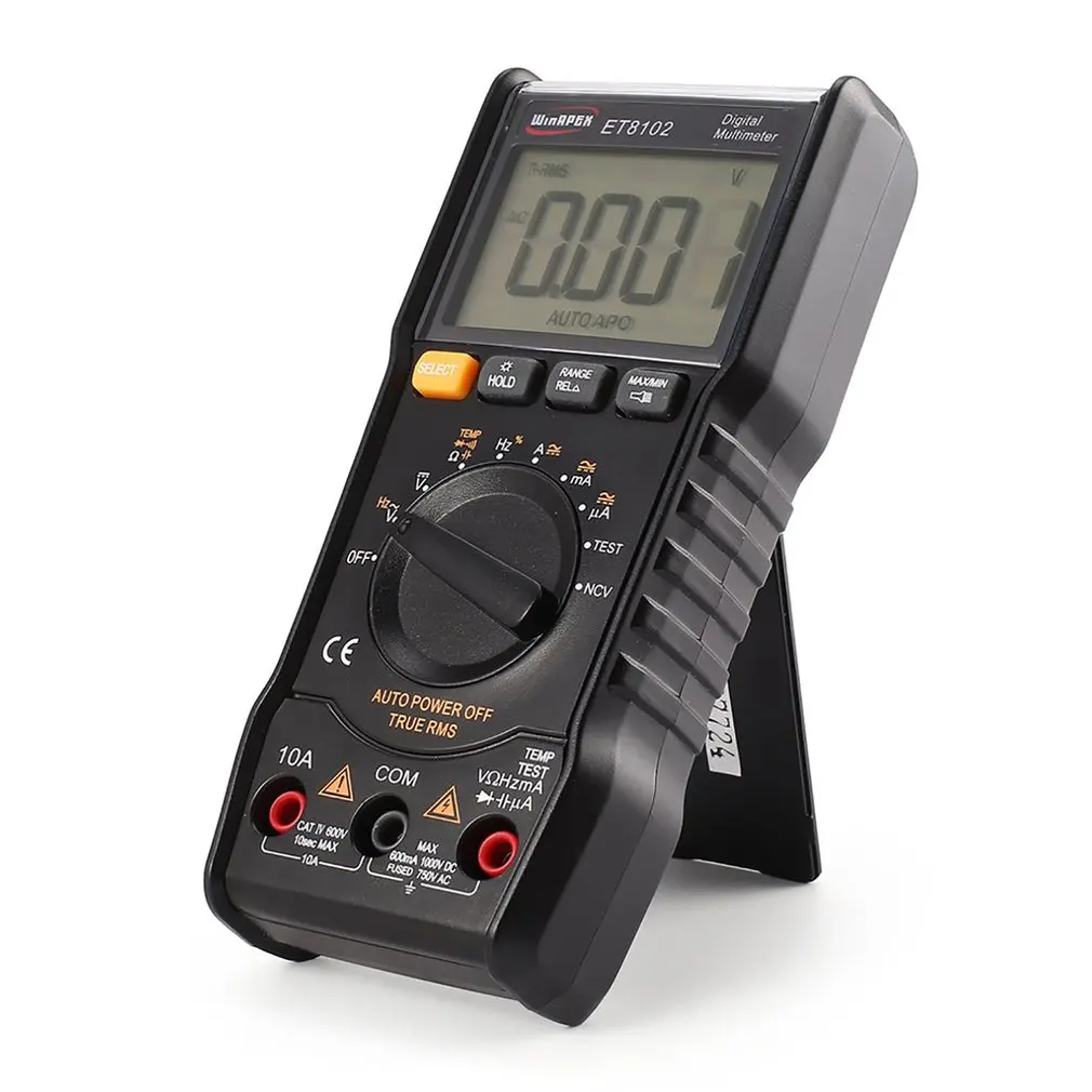 

Digital Multimeter 6000 Counts True RMS Flashlight Digital Voltmeter 1000V 10A AC/DC Ohm Ammeter LCD Pocket Multimeters