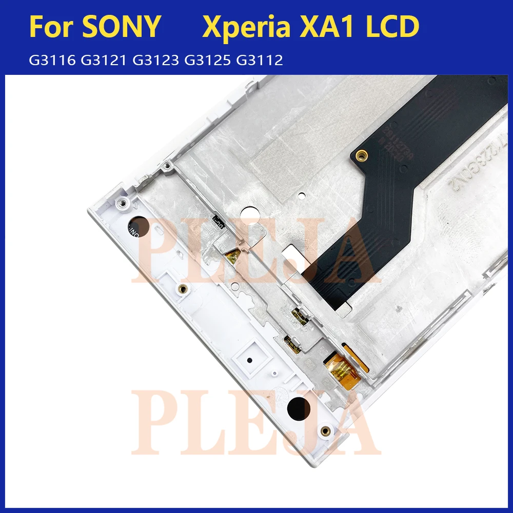 ЖК дисплей для Sony Xperia XA1 дигитайзер сенсорного экрана в сборе с рамкой G3121 G3112 G3125