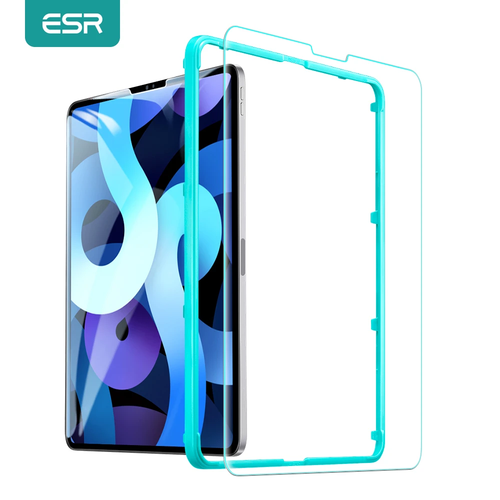 ESR 1 шт. закаленное стекло для 2020 iPad Air 4/iPad 8th/iPad Pro 11 12 9 дюймов защита экрана от