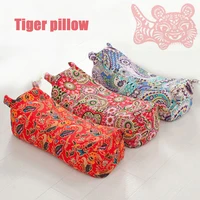 pure buckwheat shell pillow pure cotton old coarse cloth tiger pillow removable neck pillow for cervical health care