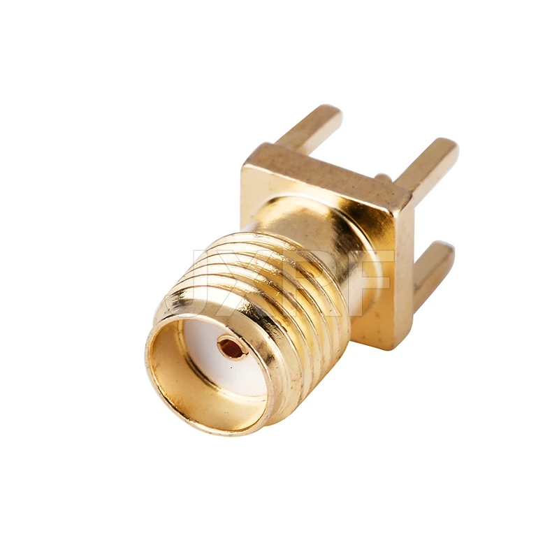 10 шт. гнездовой адаптер SMA для пайки кромка печатной платы прямое Крепление RF