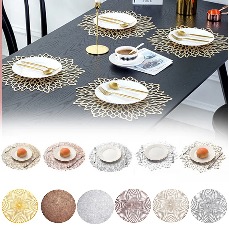 2020 столовые приборы для кухонного стола ПВХ круглые подстаканники изоляционные