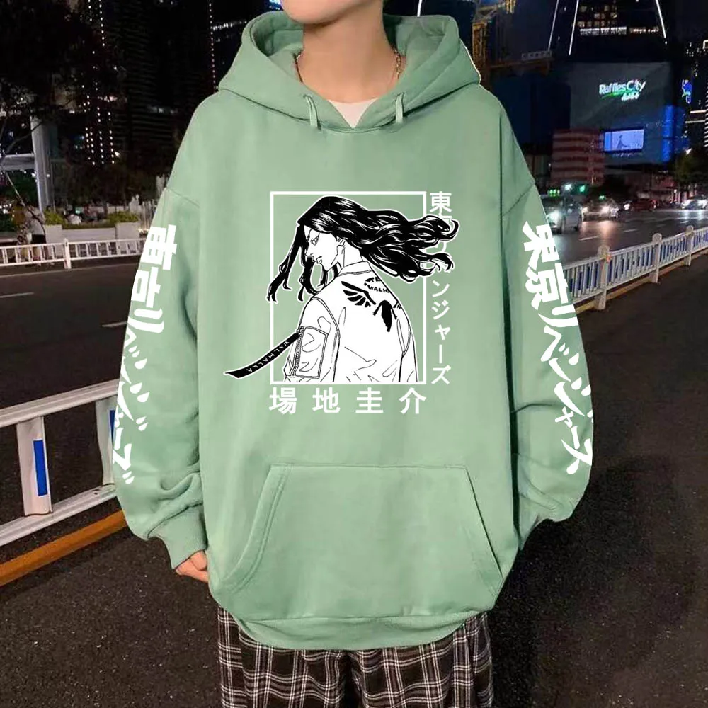 

2021 Anime Tokyo Revengers Keisuke Baji Printed Hoodie Unisex Sweatshirt Long Sleeve Pullover Casual Tops