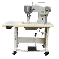 computer pu leather shoes post bed sewing machine single needle roller feed industrial sewing machine