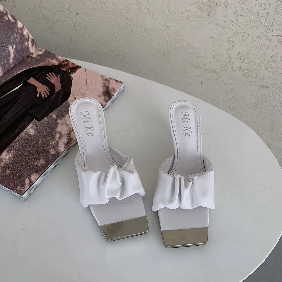 

Low Shoes Rome Fabric Basic Rubber Hoof Heels Low Shoes Fabric Rome Hoof Heels Basic