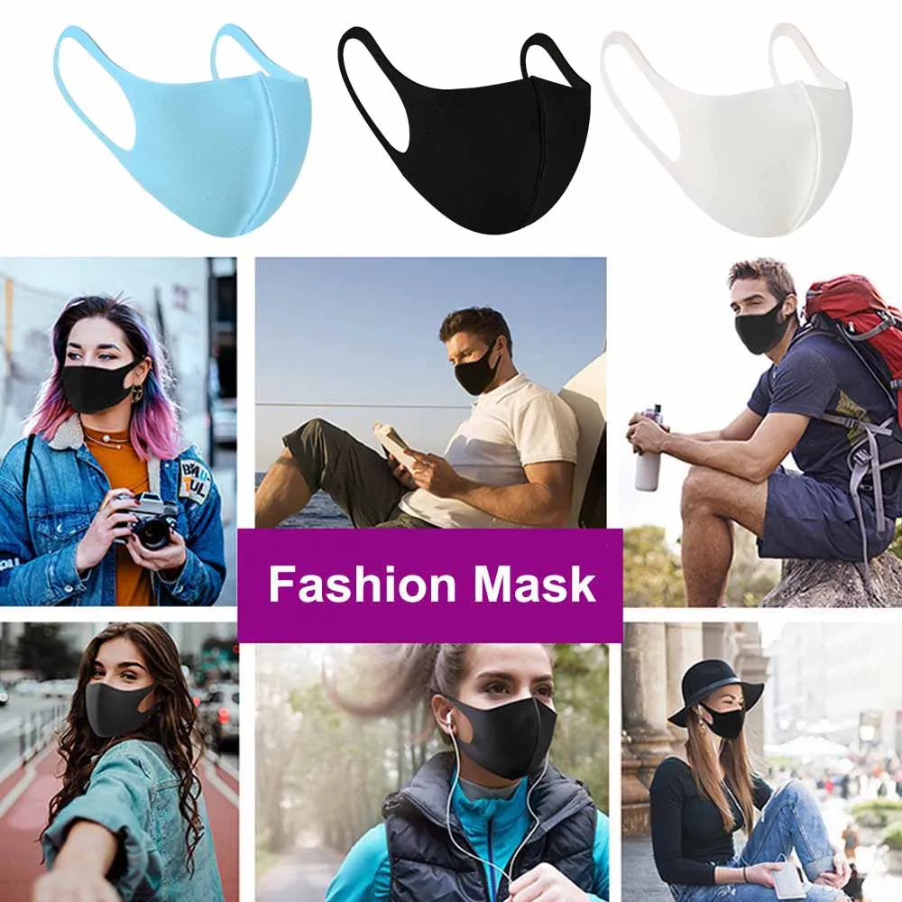 

10Pcs/Lot Anti Pollution Mask Air Dust Face Masks Washable Reusable Mouth Cover Dustproof Mask for Men Women Outdoor Activities