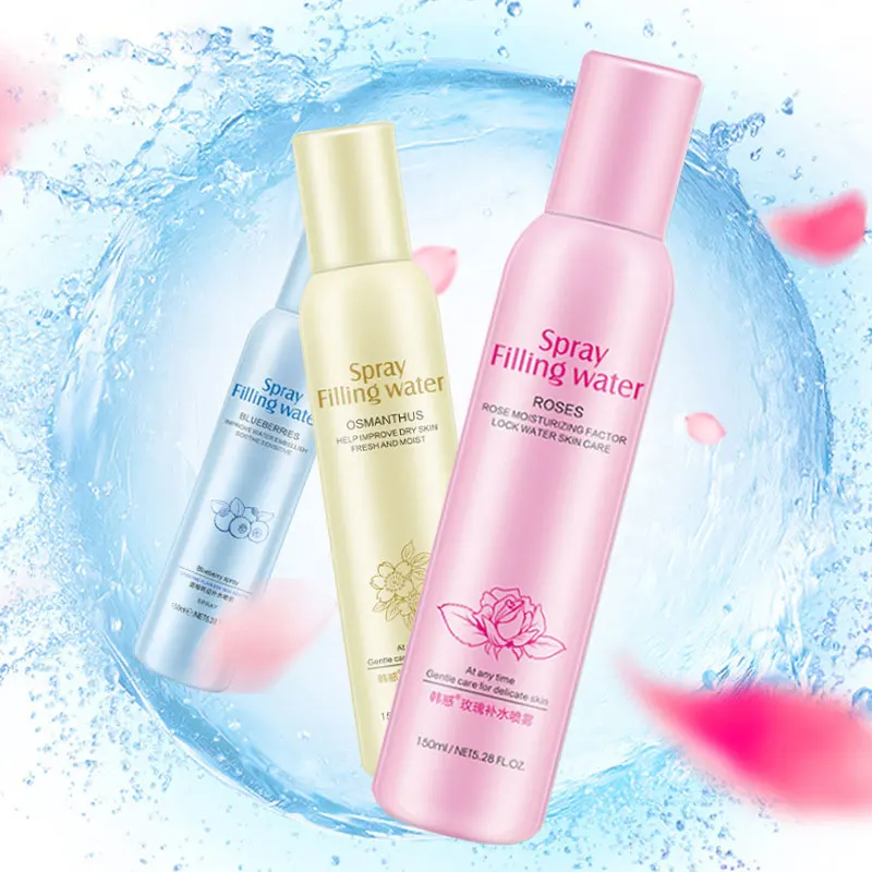 Увлажняющий спрей для лица с натуральной розовой водой тоник ухода за кожей