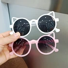 Очки солнцезащитные Детские для мальчиков и девочек, Брендовые очки кошачий глаз с UV400, милые очки для вождения, с защитой от ультрафиолета, 2021