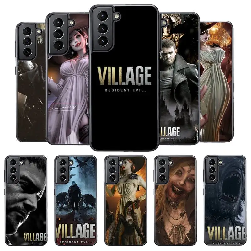 

Resident Gme Evil Village Phone Case for Samsung s4 s5 s6 s7 s8 s9 s10e plus Edge s20 s21 s30 ultra cover PC&TPU