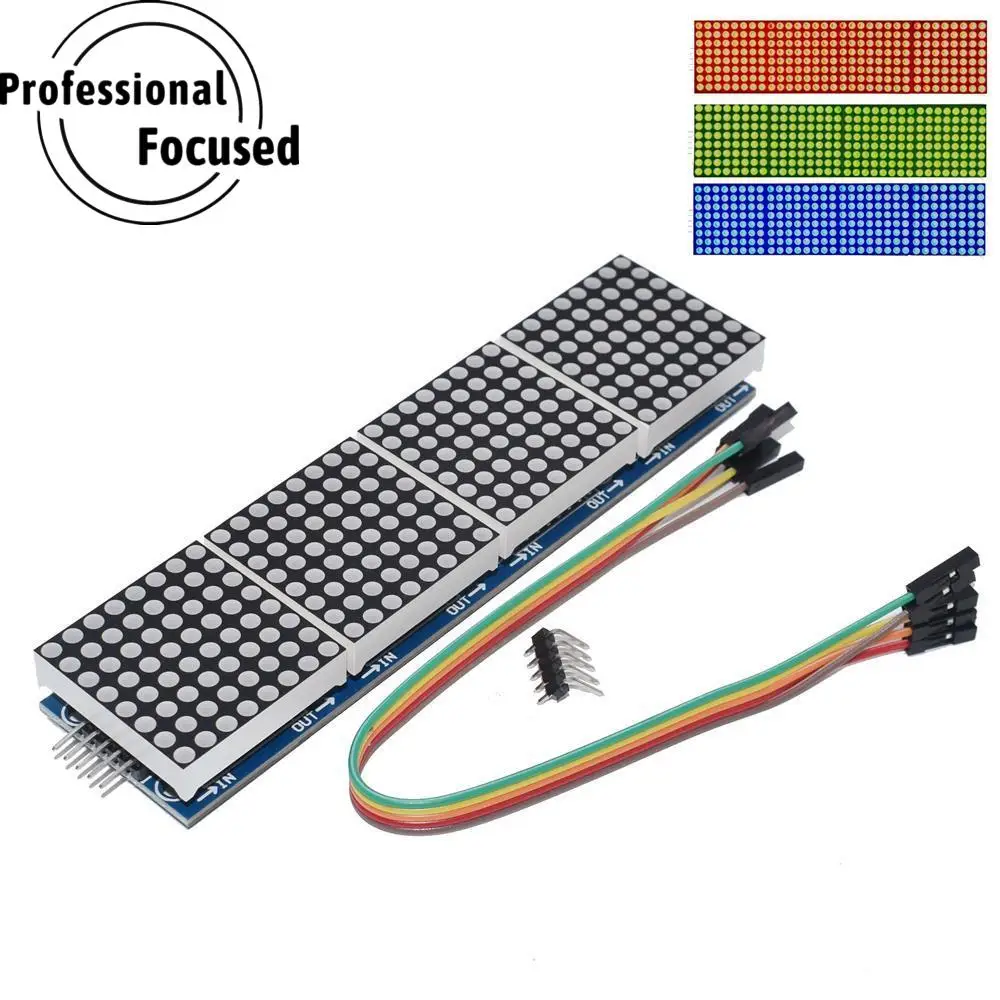 Матричный Модуль MAX7219 микроконтроллер 4 в одном дисплее 10 шт.