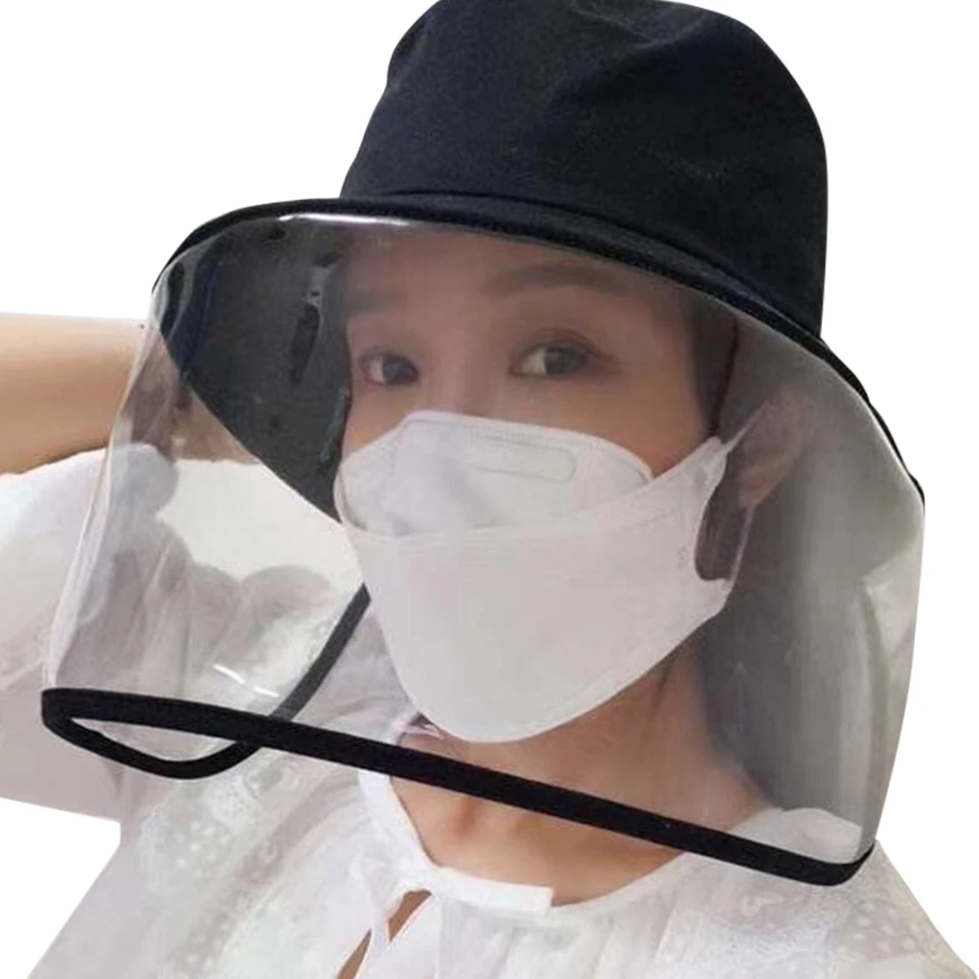 

Anti-dust Caps Protective Bucket Hat Unisex Outdoor Solid Anti-wind Dust Sun Hats Men Enclosing Sunbonnet Anti-fog Fisherman Hat