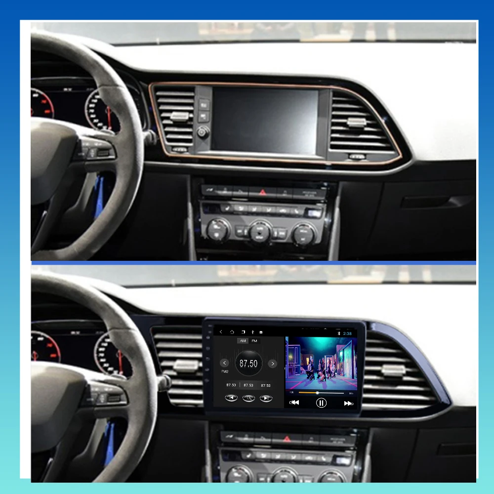 

6G 128G Car Radio Radios for Seat Leon 3 2012-2020 Multimedia Video DVD Player Navigation GPS 2 Din Android 10.0 Carplay 8 Core