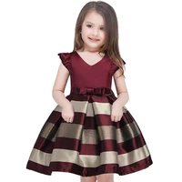baby girl princess dress eveving kids stripe sleeveless dresses for toddler children costume european american fashion clothing