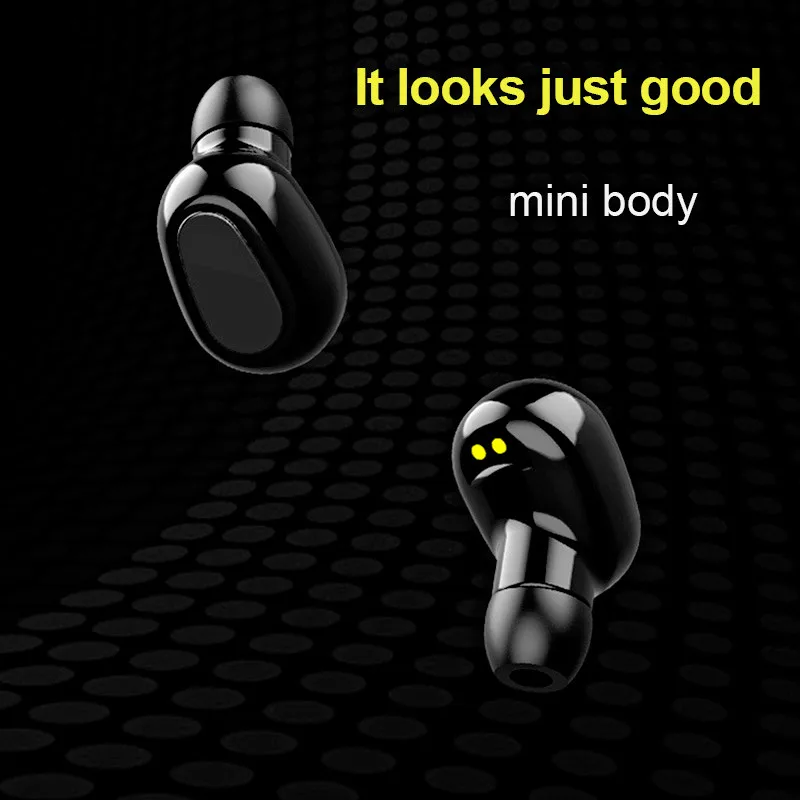 

Wireless Earphone Bluetooth V5.0 Sports Wireless In-Ear LED Display cordless Stereo Earbuds with Microphone HiFi Headset